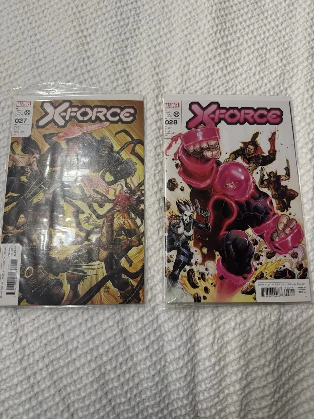 New Lot of 2 Marvel Comics X-Force Issue #27 #28 3rd Series Necrosha